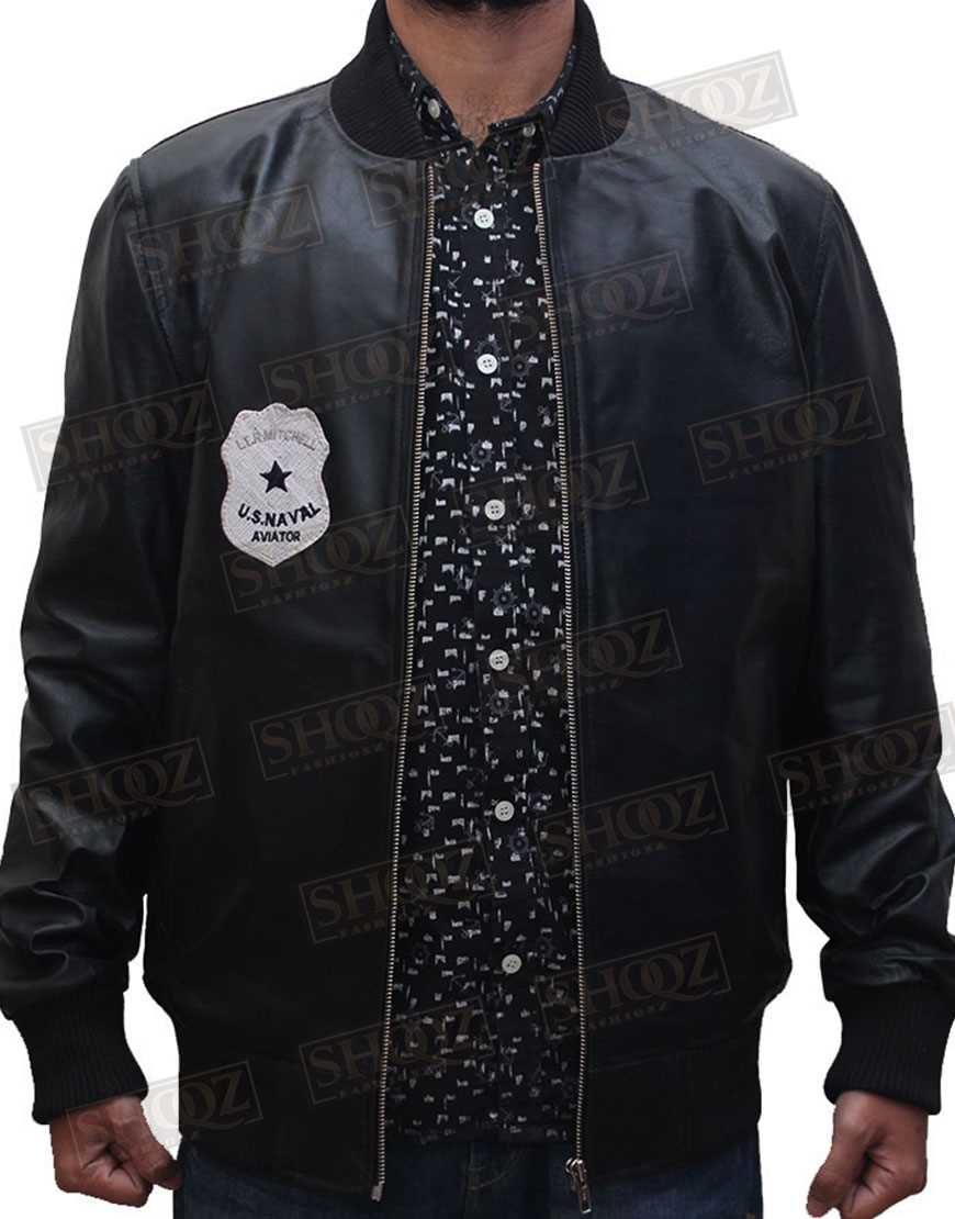 Kung Fury David Sandberg Black Leather Jacket